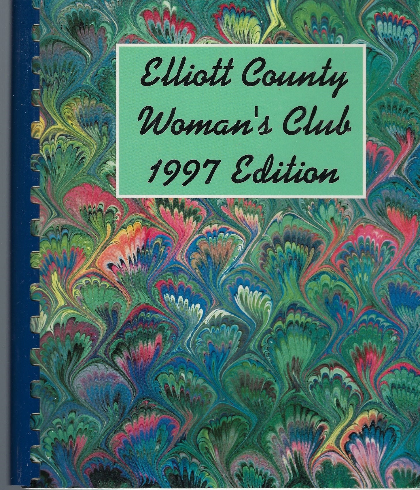 Sandy Hook Kentucky 1997 Elliott County Woman's Club Cookbook Ky Community Favorite Recipes Collectible Souvenir Spiral Bound Rare Book