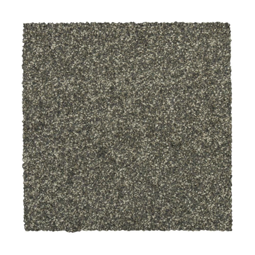 STAINMASTER Essentials Vibrant Blend I Kettle Plush Carpet (Indoor) Polyester in Gray | STP32-12-L007