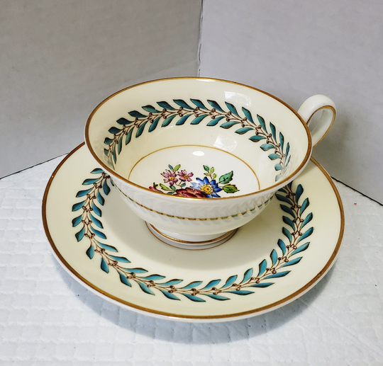 Wedgwood "Woodstock" Cup & Saucer Set/England