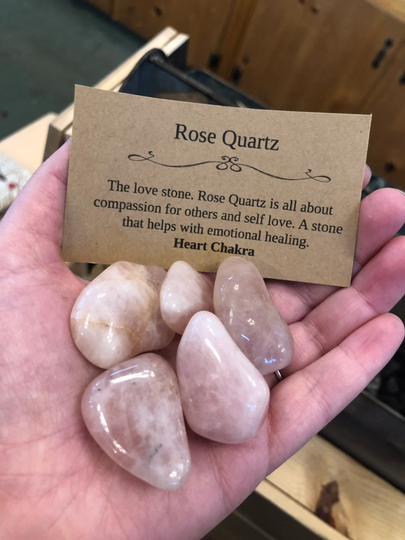 Rose Quartz Loose Tumbled Stone