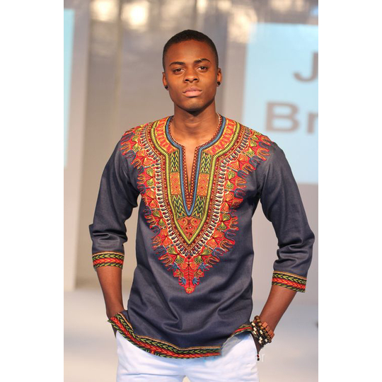 Men's T-shirt Dashiki Printed Tees African Black Grey Blended Casuel Homme Ethnic Half Sleeve Man Tops Streetwear Clothing - gray, s