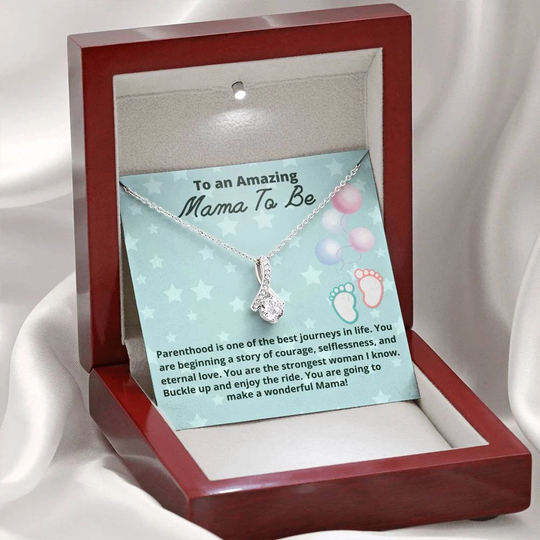 Mama To Be Necklace Gift, Baby Shower Gift For Expecting Moms, Mom To Be, New Pregnancy Gift