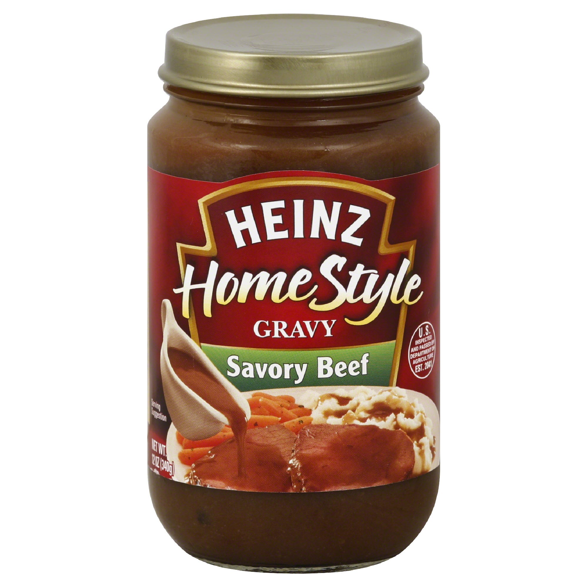 Heinz Gravy, Savory Beef - 12 oz