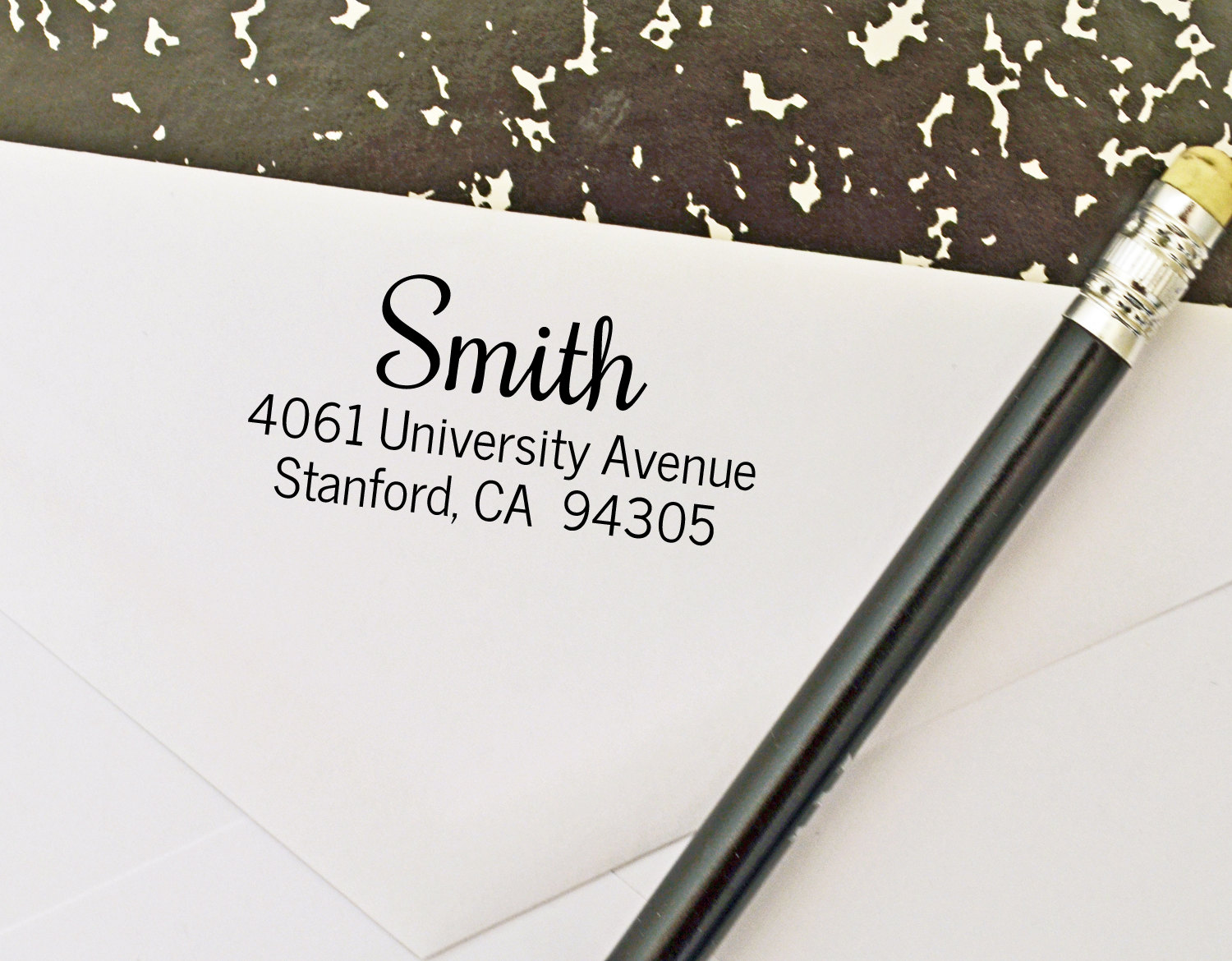 Return Address Ink Stamp, Stamp For - Rubber, Self-Inking