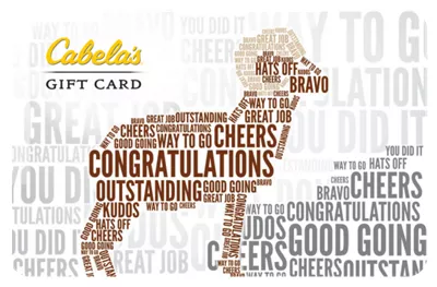 Cabela's Congrats Ram Gift Card - $50