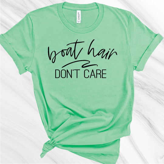 Boat Hair Don't Care Shirt, Vacation Summer Shirts For Women, Lake Lovin