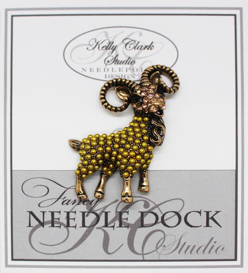 Aries Ram Needle Dock, Canvas Magnet, Minder, Garage