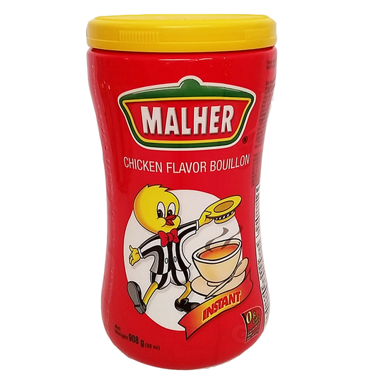 Malher Chicken Bouillon 32 oz - Consome de Pollo - Pack of 1