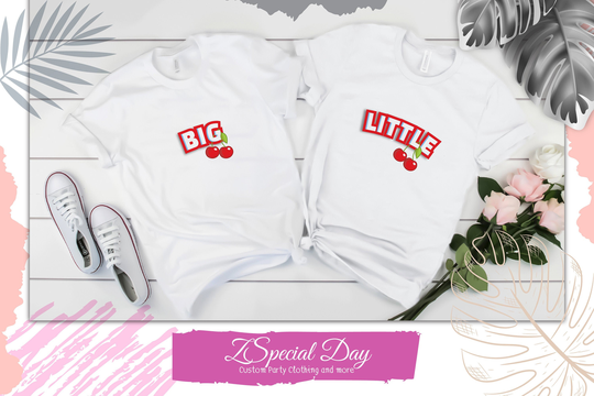 Sorority Reveal Shirts, Cherry Big Little Gift, T-Shirts, Custom Shirts
