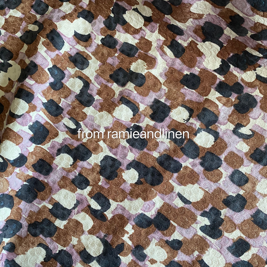 Silk Fabric, Heavy Cotton Blend Jacquard Suiting Half Yard By 43" Wide
