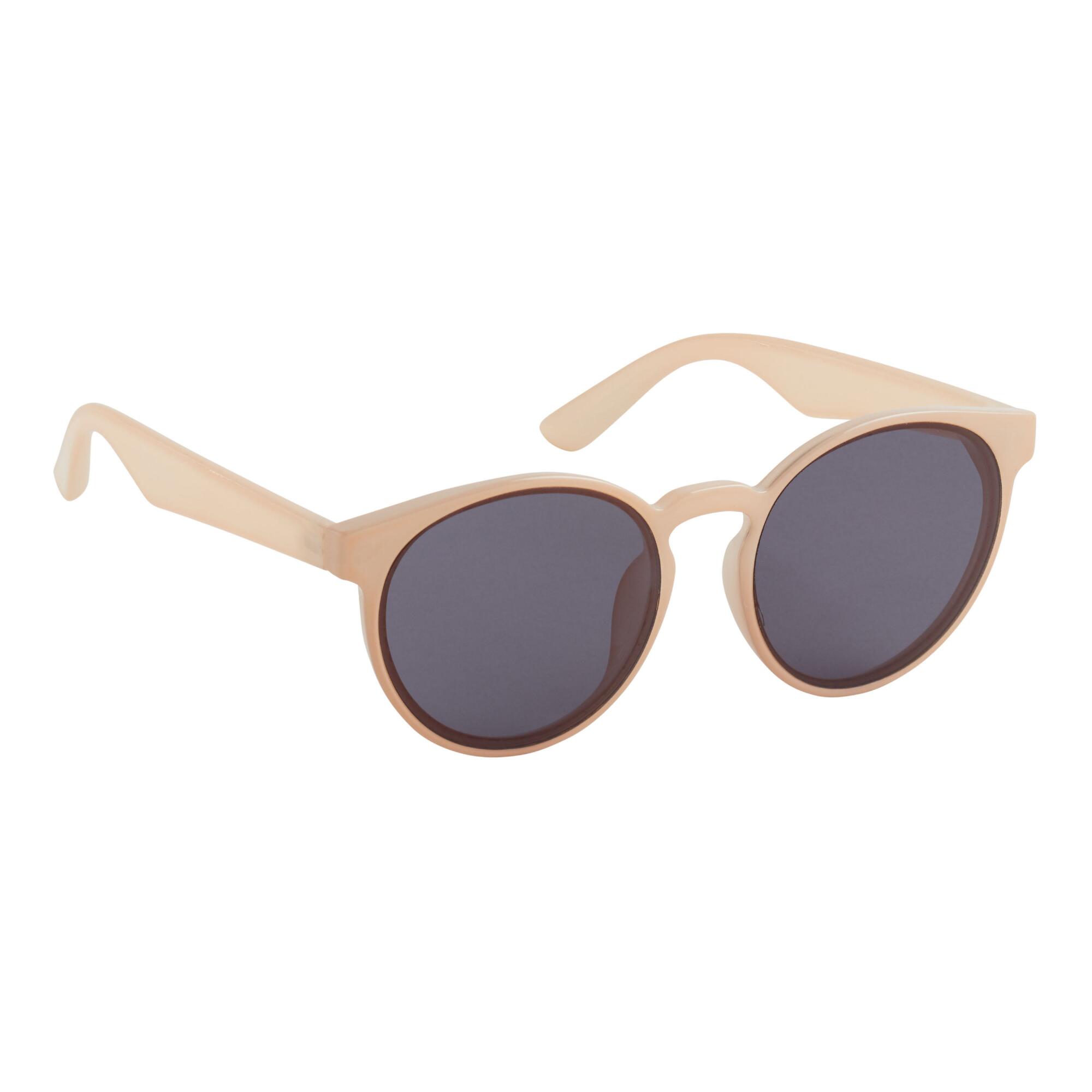 Round Blush Retro Sunglasses: Pink by World Market