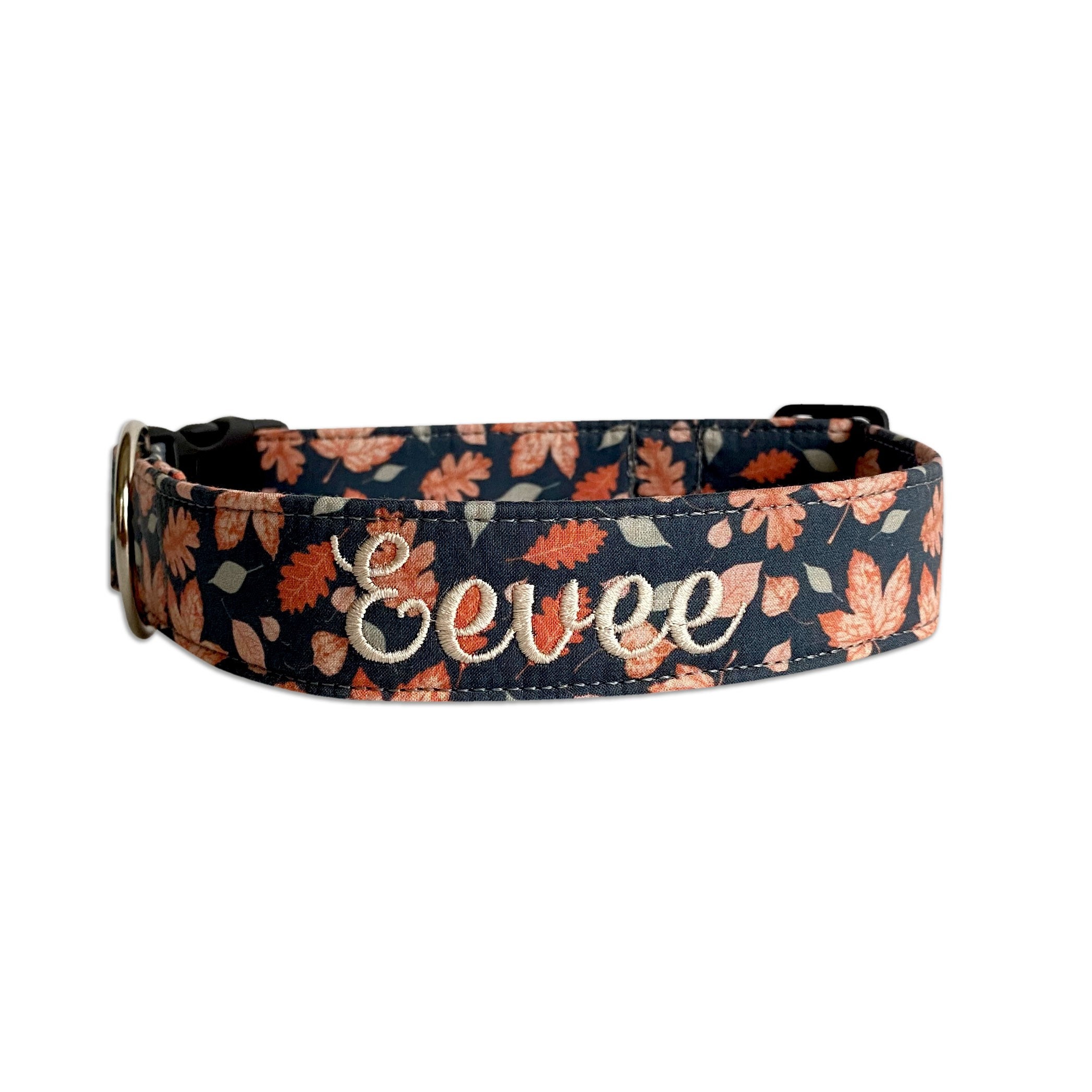 Fall Dog Collar, Autumn Collar
