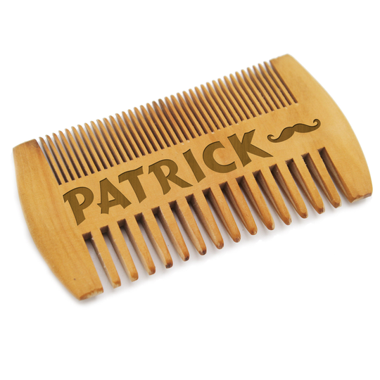 Groomsmen Beard Gifts, Personalized Comb, Gift Set, Comb Wooden, Customized Brush, Custom