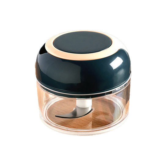 Effective Garlic Blender Multi-use PP Practical Food Grade Materials Garlic Chopper for Home - blue