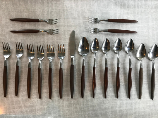 One Mid Century American Tempo Stainless Silverware/Flatware - Replacement Pieces