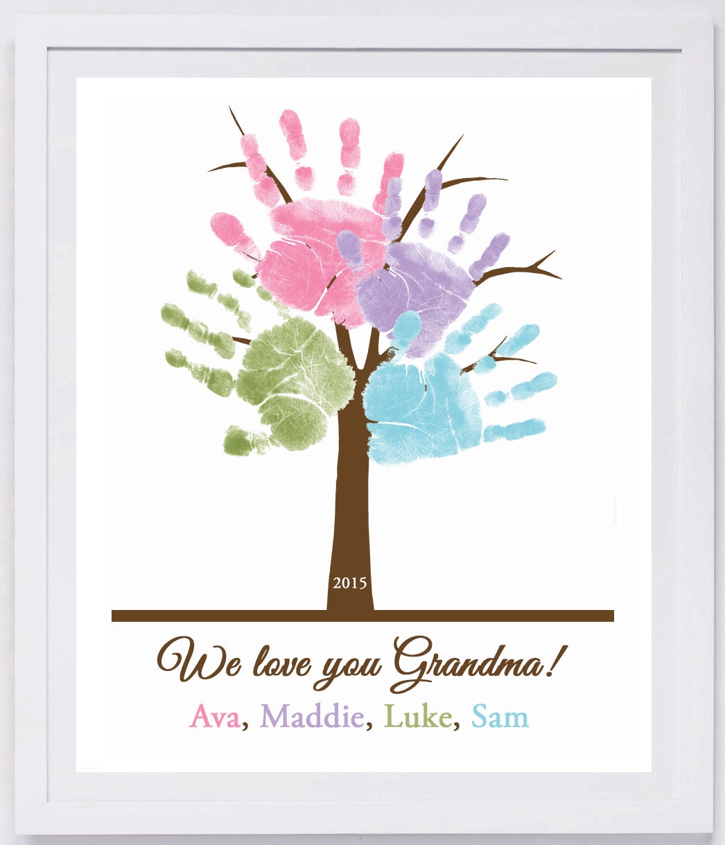 Family Tree Handprint Wall Art 801 Pap