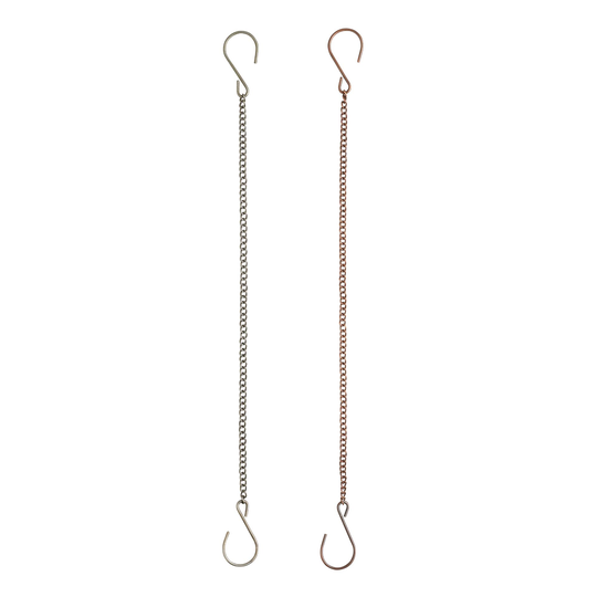 Zinc And Bronze Lantern Chains Set Of 2 by World Market