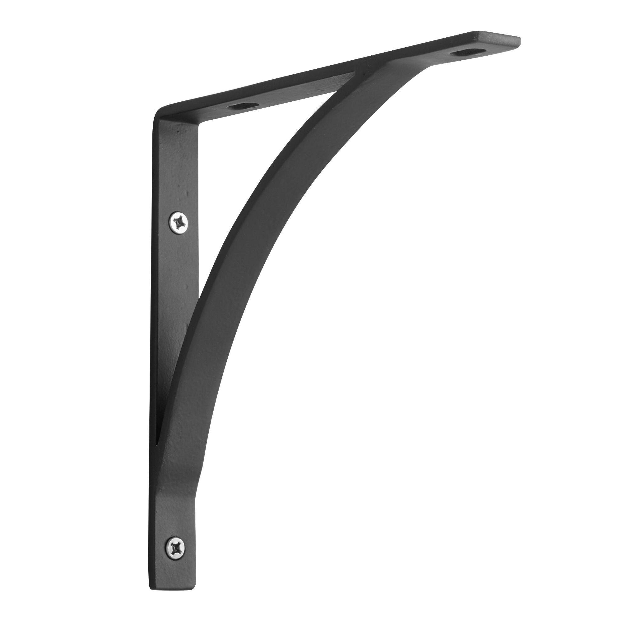Black Metal Mix & Match Shelf Brackets 2 Pack by World Market