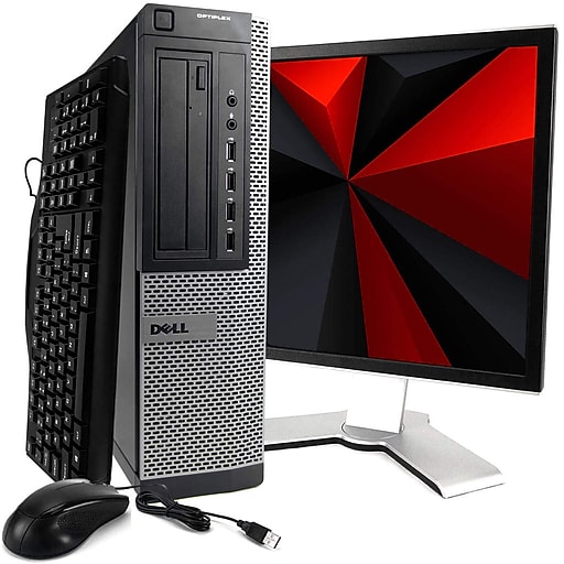 Dell OptiPlex 790 Refurbished Desktop Computer with 20" Monitor, Intel i5, 16GB Memory, 120GB SSD, Windows 10 Pro