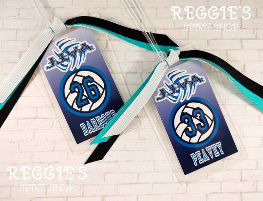 Personalized Volleyball Bag Tags, Sports Team Gifts