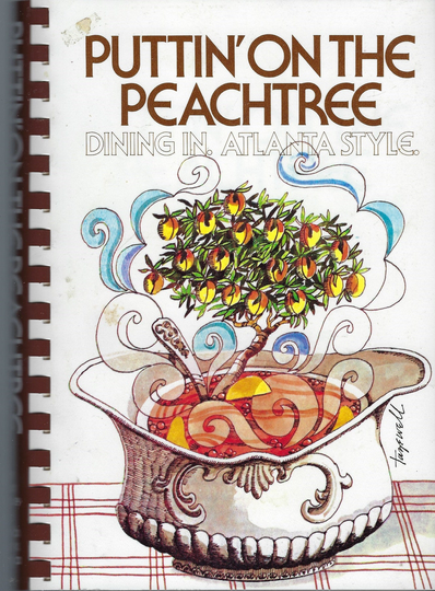Atlanta Georgia Vintage 1982 Dekalb County Junior League Puttin On The Peachtree Ethnic Cookbook Ga Community Favorite Recipes Cook Book