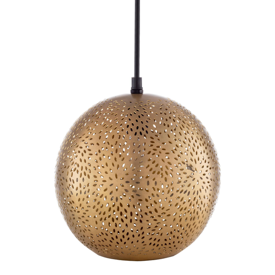 Gold Round Adelaide Pendant Lamp - Metal by World Market