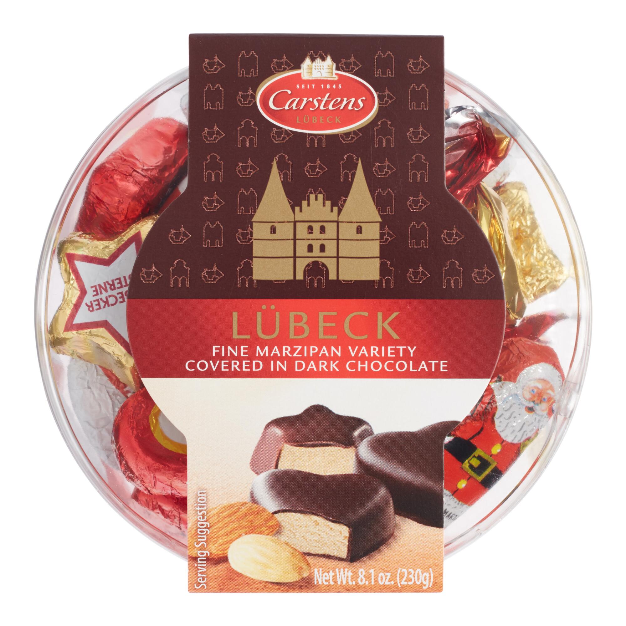 Carstens Holiday Figures Dark Chocolate Marzipan by World Market