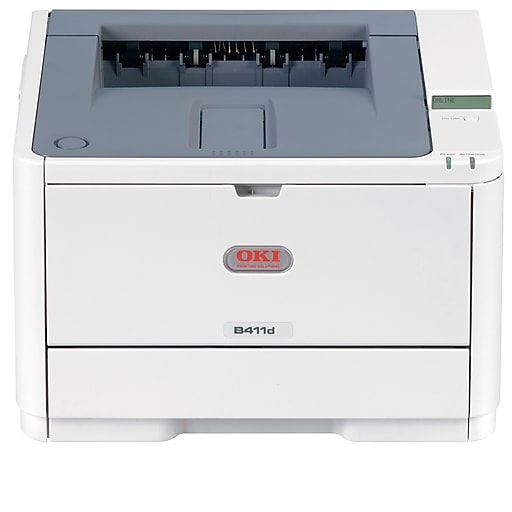 OKI B411d Digital Mono Laser Printer Beige (OKI62435301)
