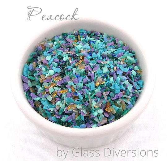 Peacock Frit Blend Coe 96