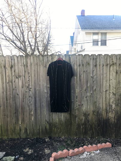 Vintage 90's Unbranded Beaded Design Heavy Short Sleeve Overshirt/Overcoat
