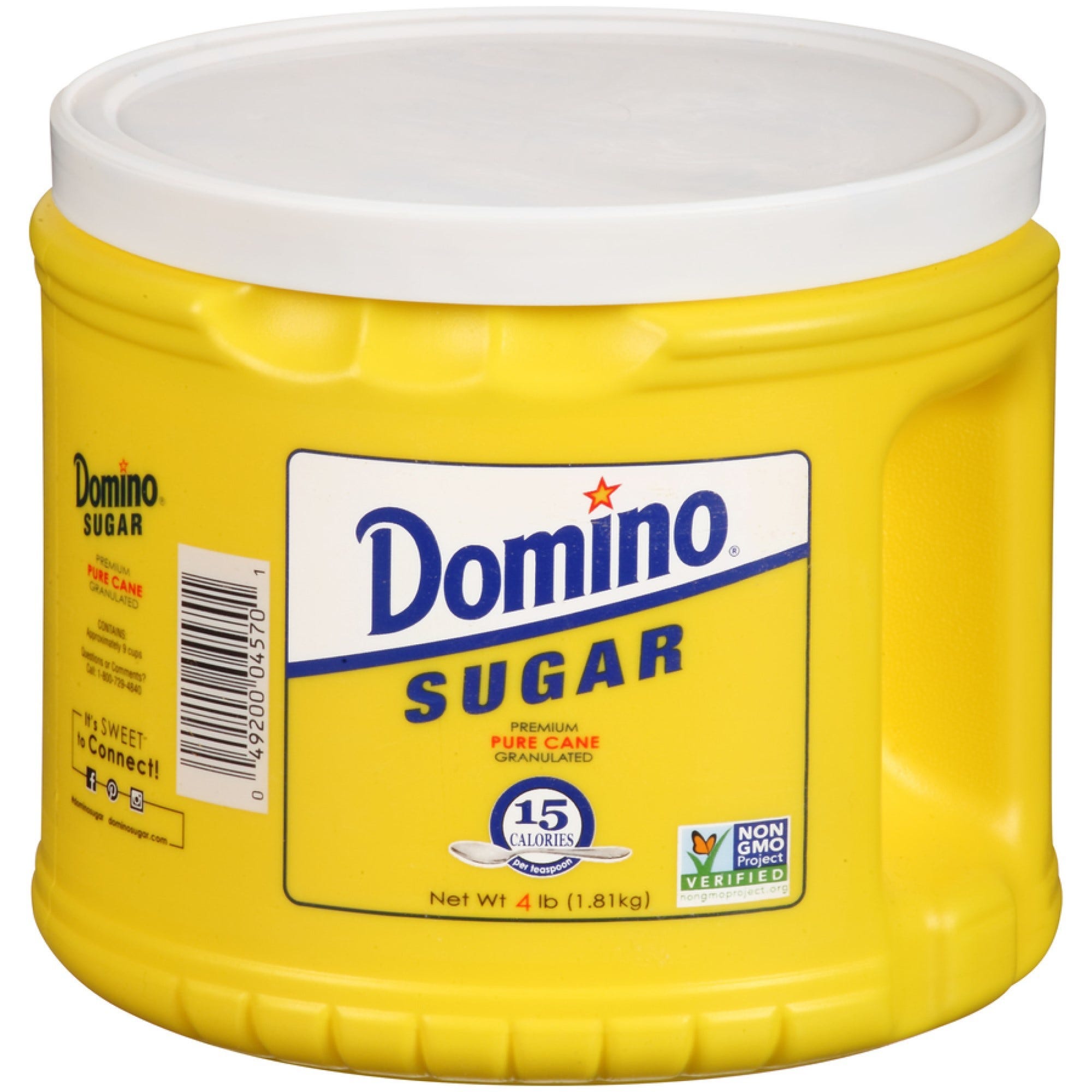 Domino Pure Granulated Cane Sugar - 4 lb
