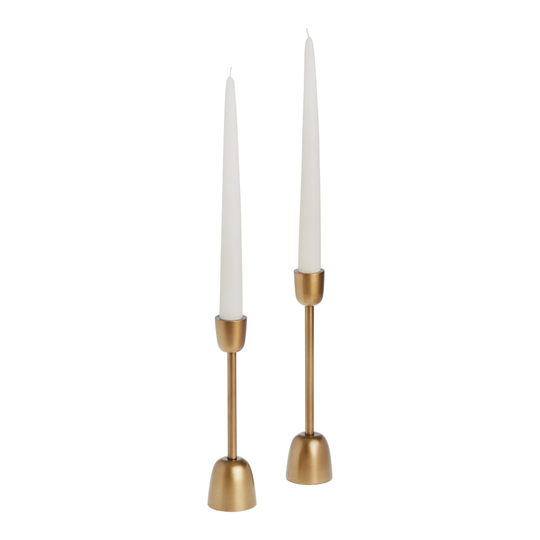Gold Modern Bell Taper Candle Holder by World Market