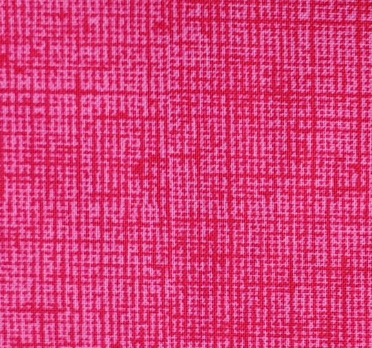 Woven Look. Background Blender Hot Pink Quilting Fabric 100% Cotton. Priced By 1/2 Yard, Cut On Order