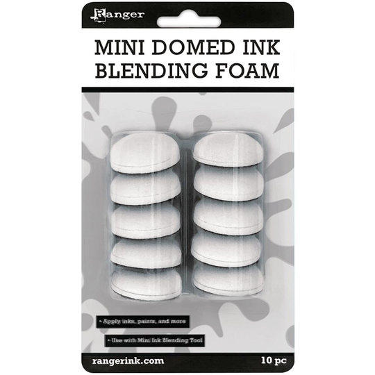 Tim Holtz Mini Domed Ink Blending Foams 10/Pkg By Ranger Ibt77176