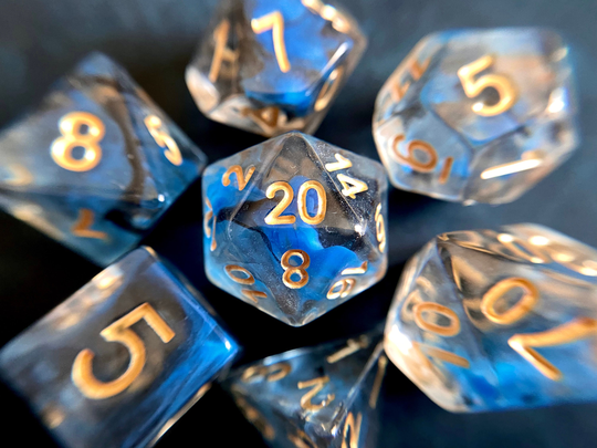 Valor Dnd Dice Set For Dungeons & Dragons Ttrpg, D20 Polyhedral Dice Set Tabletop Role Playing Games