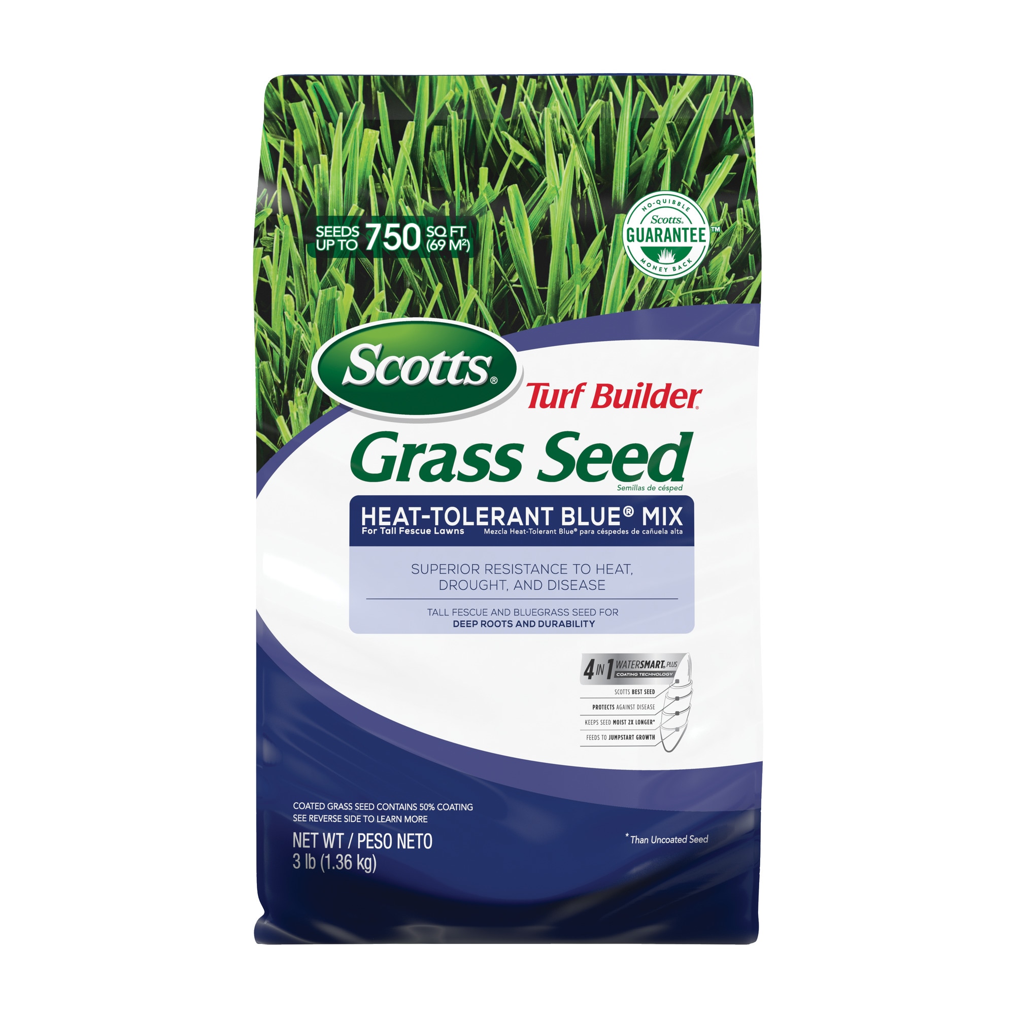 Scotts Turf Builder Heat-Tolerant Blue Mix 3-lb Mixture/Blend Grass Seed | 18296