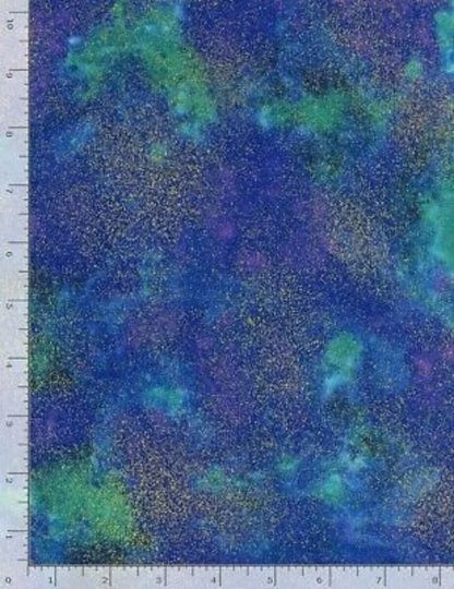 Blender Fabric - Shimmer Metallic Island Timeless Treasures Yard