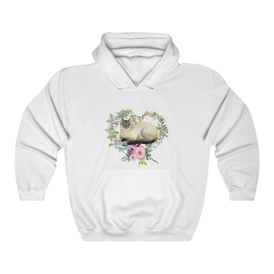 Siamese Cat Women's Unisex Heavy Blend Hoodie Sweatshirt
