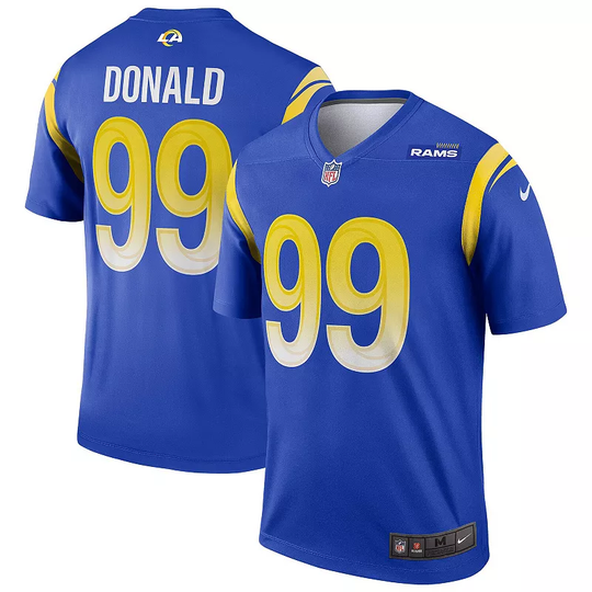 Men's Nike Aaron Donald Royal Los Angeles Rams Legend Jersey, Size: Large, Blue
