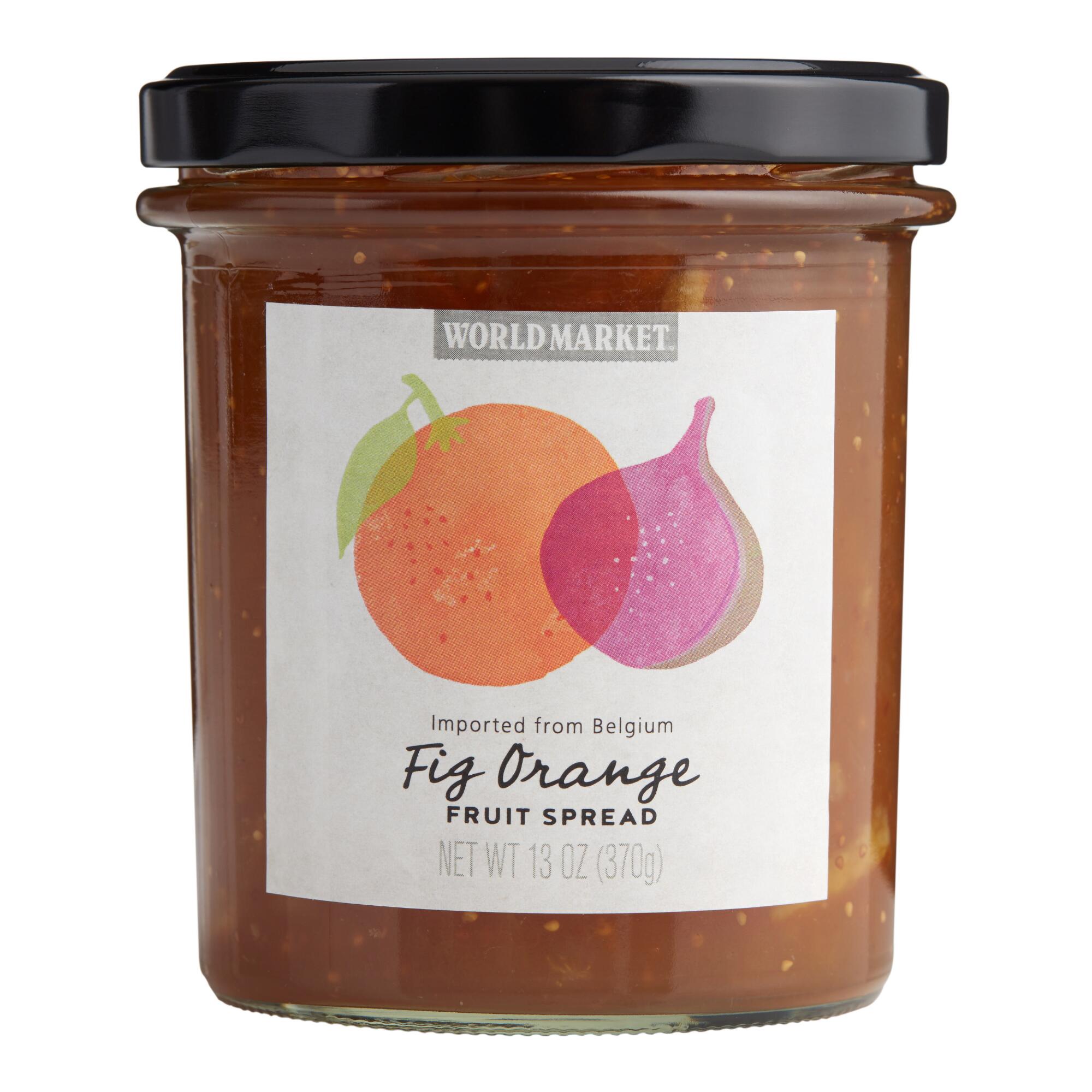 World Market Fig Orange Fruit Spread Set of 2 by World Market