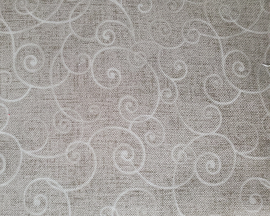 Gray Swirls Cotton Blender Fabric Form Henry Glass & Co. Priced Per 1/2 Yard
