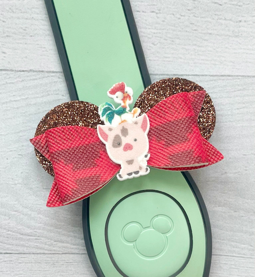 Polynesian Sidekicks Ear Band Bow