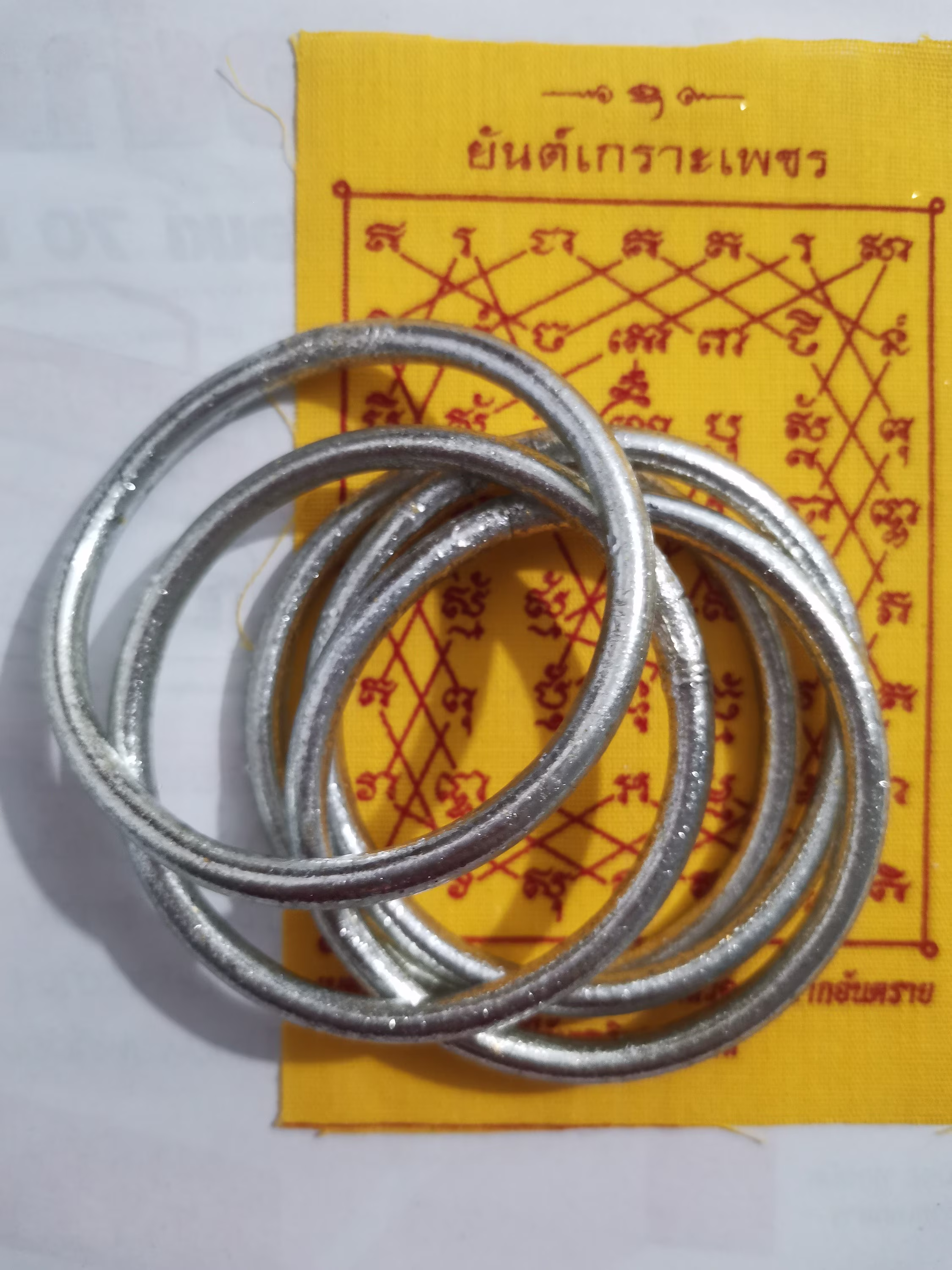 Original From Thai Bracelet Silver Leaf Temple Bangles Bring Love Happiness Prosperity Wealth Health Blessed Buddha Amulet Charm Perfect
