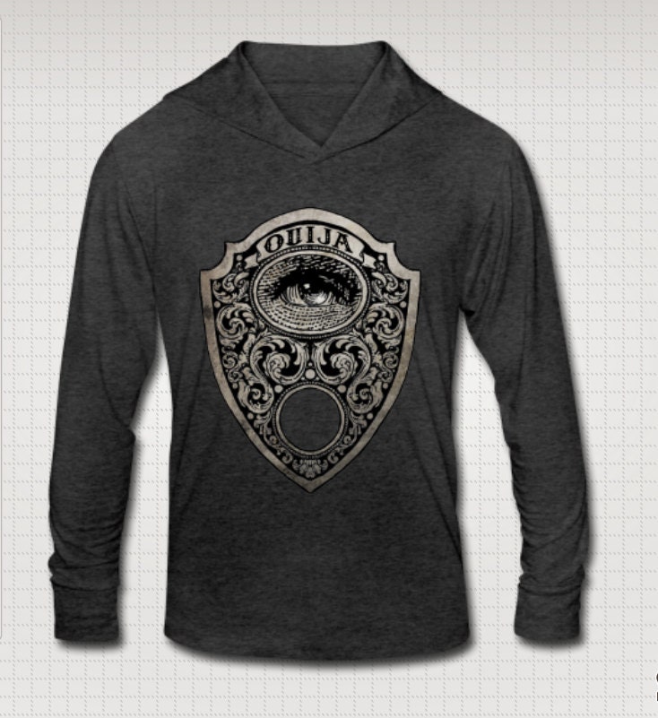 Ouija Planchette Tri-Blend Hoodie T Shirt