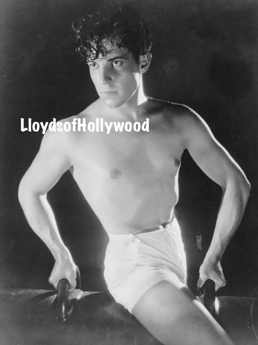 Ramon Novarro Handsome Silent Film Star Hollywood Beefcake Photograph 1920's
