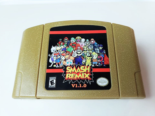 Smash Bros Remix 1.1.0 w/ Sonic N64 Nintendo 64 *Requires Red Ram Expansion Pak*