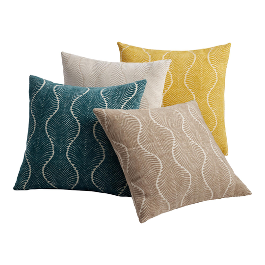 Ogee Jacquard Throw Pillow - 20" Square by World Market