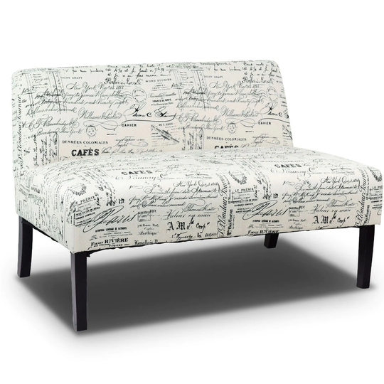 CASAINC Sofa Modern Polyester/Blend Sofa in White | WF-HYSN-65965HS