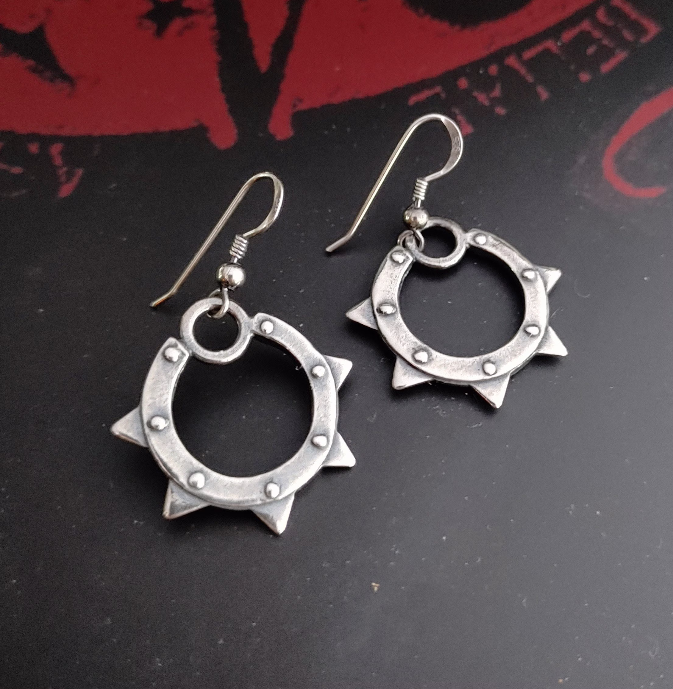 Black Hole Sun Earrings