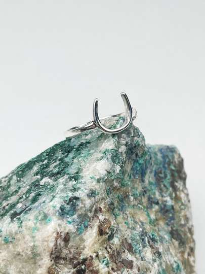 sterling Silver Horseshoe Ring